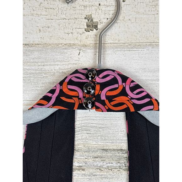 Trina Turk Womens 8 Blank Pink Orange Campania Silk Halter Mini Dress NEW - Picture 7 of 8